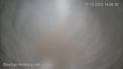 Vrchol Bouřňák, pohled na jih