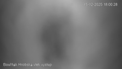 Vrchol Bouřňák, pohled na jih