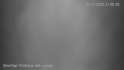 Vrchol Bouřňák, pohled na jih