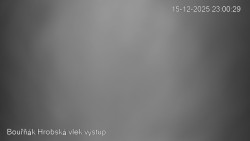 Vrchol Bouřňák, pohled na jih