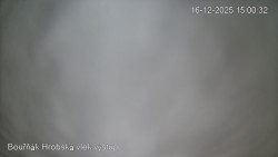 Vrchol Bouřňák, pohled na jih