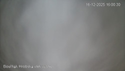 Vrchol Bouřňák, pohled na jih