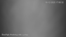 Vrchol Bouřňák, pohled na jih