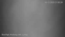 Vrchol Bouřňák, pohled na jih