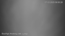 Vrchol Bouřňák, pohled na jih