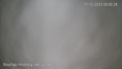 Vrchol Bouřňák, pohled na jih