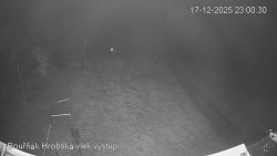 Vrchol Bouřňák, pohled na jih