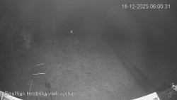 Vrchol Bouřňák, pohled na jih