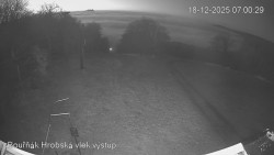 Vrchol Bouřňák, pohled na jih