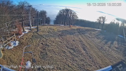 Vrchol Bouřňák, pohled na jih