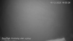 Vrchol Bouřňák, pohled na jih