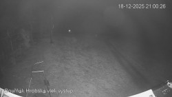 Vrchol Bouřňák, pohled na jih