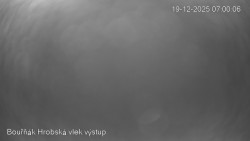 Vrchol Bouřňák, pohled na jih