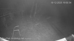 Vrchol Bouřňák, pohled na jih