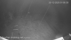 Vrchol Bouřňák, pohled na jih