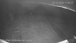 Vrchol Bouřňák, pohled na jih