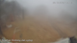 Vrchol Bouřňák, pohled na jih