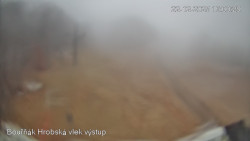 Vrchol Bouřňák, pohled na jih