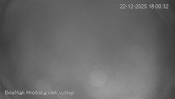 Vrchol Bouřňák, pohled na jih