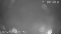 Vrchol Bouřňák, pohled na jih