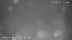 Vrchol Bouřňák, pohled na jih