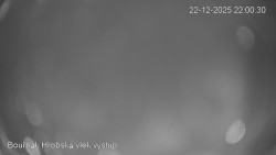 Vrchol Bouřňák, pohled na jih