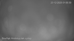 Vrchol Bouřňák, pohled na jih