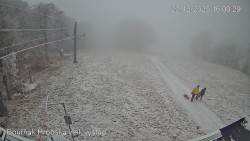 Vrchol Bouřňák, pohled na jih