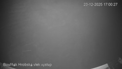 Vrchol Bouřňák, pohled na jih