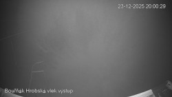 Vrchol Bouřňák, pohled na jih