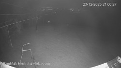 Vrchol Bouřňák, pohled na jih