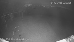 Vrchol Bouřňák, pohled na jih