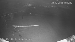 Vrchol Bouřňák, pohled na jih