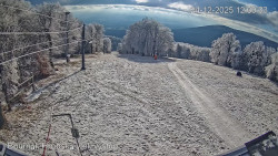 Vrchol Bouřňák, pohled na jih