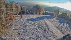 Vrchol Bouřňák, pohled na jih