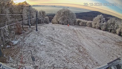 Vrchol Bouřňák, pohled na jih