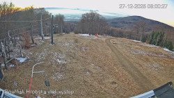 Vrchol Bouřňák, pohled na jih