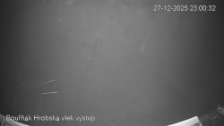 Vrchol Bouřňák, pohled na jih