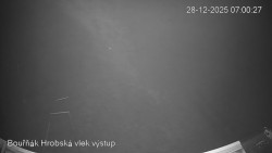 Vrchol Bouřňák, pohled na jih