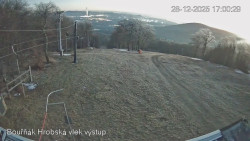 Vrchol Bouřňák, pohled na jih