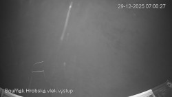 Vrchol Bouřňák, pohled na jih