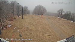 Vrchol Bouřňák, pohled na jih