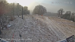 Vrchol Bouřňák, pohled na jih