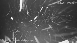 Vrchol Bouřňák, pohled na jih