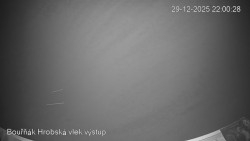 Vrchol Bouřňák, pohled na jih