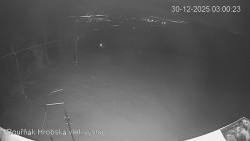 Vrchol Bouřňák, pohled na jih