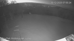 Vrchol Bouřňák, pohled na jih