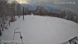 Vrchol Bouřňák, pohled na jih