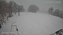 Vrchol Bouřňák, pohled na jih