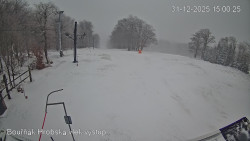 Vrchol Bouřňák, pohled na jih